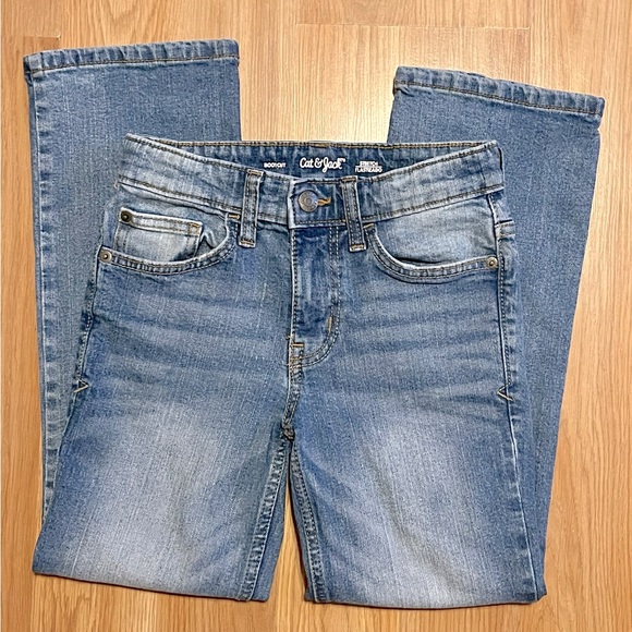 Cat & Jack - Boys Bootcut Stretch Jeans - Size 8 - Picture 1 of 6